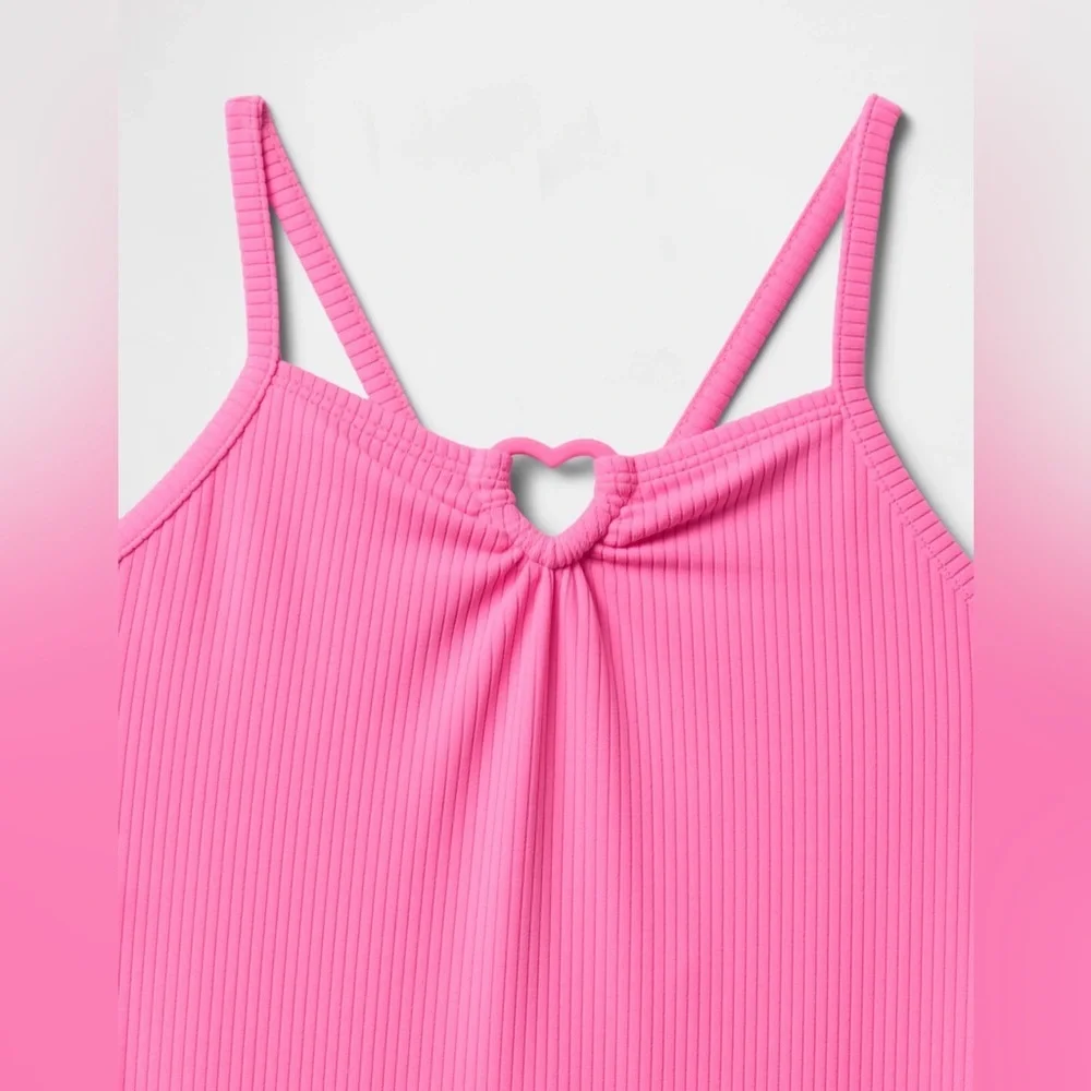 🆕 NWT Gap Kids Girls Ribbed One-Piece Swimsuit 🆕